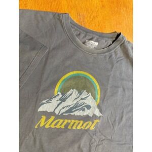 MARMOT MEN'S ORGANIC REGULAR FIT COTTON T-SHIRT GRAY 2XL